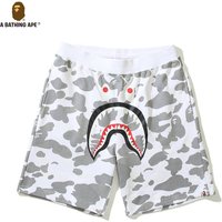 BATHING APE Ape Head Shark Shorts Ape Head Shorts Five Leg Casual Shorts Made Pure Cotton Fabric High Quality Shorts