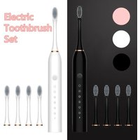 Electric Toothbrush USB Charger Rechargeable Tooth Brushes Replacement Toothbrush Heads Set MYY