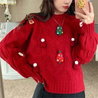 Christmas loose casual pullover sweater