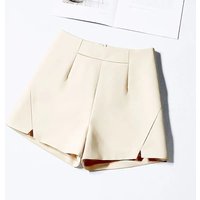 Women's Clothing Spring And Autumn Loose Summer Thin Black Outer Wear Chiffon Shorts New Wide Leg Pants Slim High Waist A Line Trendy Pants