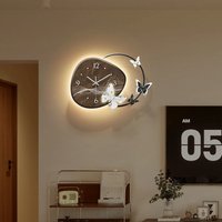 Modern Minimalist 2025 Model Hanging Living Room Background Wall High end Elegant Artistic Clock