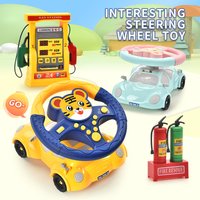Interactive Steering Wheel Toy Digital Display & Simulated Gas Station – Fun Pretend Play Early Learning Parent Bonding 