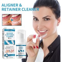 cleaner beautiful denture for fresh breath, oral cleaning and care, tartar stains, dazzling white dentures               s