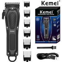 professional KM-1071 automatic grinding oil head USB electric clipper salon home hair clippe