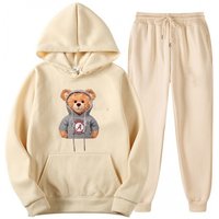 Clothing Sweatshirt Large Suit Female Loose Sports Casual Two Piece Suit