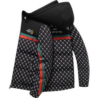 Winter Cotton Spliced Hooded Jacket Price Control
