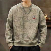 Men’s Clothing High End Spring And Autumn Round Neck Sweatshirt Spring Loose Top Jacket
