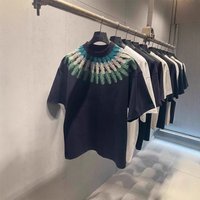Luxury Peacock Feather Print T Shirt – Premium Poly Cotton Blend Oversized Fit Trendy Summer Short Sleeve Tee
