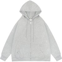 Men's Clothing iron zipper hoodie light cardigan zipper hooded sweatshirt