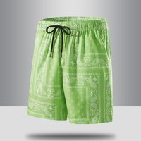 Pulse Pulse Cross border Beach Summer Trendy Loose fit Paisley High Street Sports Shorts Casual Shorts