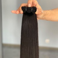 12A Double Drawn bone straight hair curtain human hair bundles real human hair