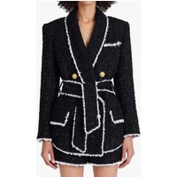  Fashionable High Quality Tweed Jacket & Shorts Set Elegant & Versatile Outfit Fall Winter