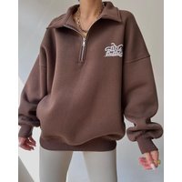 Women's Clothing new velvet printed long sleeved pullover sweatshirt autumn and winter versatile velvet sweater