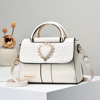 handbags fashion trend embossed solid versatile casual shoulder messenger bag