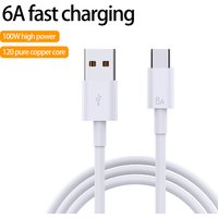 Kunjiuyou Data Cable High Tenacity Anti winding Stable Output 12V 6A 1 Meter USB Type C Data Cord Xiaomi Huawei OPPO Android Android