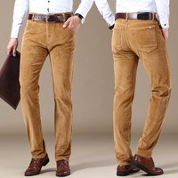 Men Vintage winter Corduroy Slim 6 color Casual Dress Suit Pants Fashion Business Brand Clothes Trousers Plus Size 40