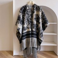 Europe United States retro cape shawl travel wear cape brand name warm imitation cashmere scarf