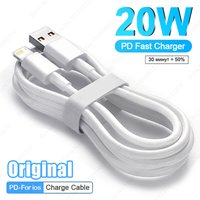 Original 20W USB To Lightning Cable Fast Charger Data Cable iPhone 14 13 11 12 Pro Max Mini Plus XR X Phone Charging Line