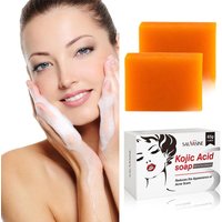 1 2PCs Kojic Acid Soap Body Facial Deep Cleaning Acne Blackhead Dark Spot Remover Soap Bars Oil Control Skin Brightening Soap