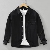 Workwear Printed Long Sleeved Shirt Fashionable Versatile Artistic Casual Loose Top