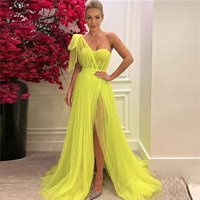 Ng2510292 European And American Foreign Trade Cross-border Women's Dress, Party Ball Gown, Sexy Slit With Small Train, Evening