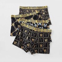 Men’s Boxer Briefs L-4XL SolidColor Simple Breathable AntimicrobiaUnderwear For Teen Students, Youth Athletic Sports Shorts