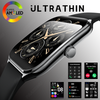 New Ultra Thin Smart Watch Men 1.96" AMOLED HD Pixel Display Always Show Time BT Call Reminder Smartwatch Ladies For