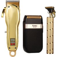 WEASTI Hair Clipper Professional Set Electric Trimmer Cordless Shaver 0mm Barber Cutting Machine For Men Rechargeable Razor YCDC