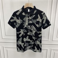 Clothing Trendy Casual Short Sleeved Polo Shirt 2024 Summer Trend Slim Fit Niche Top Base Tee