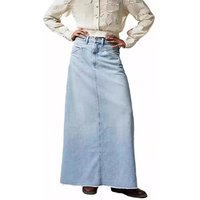 Women's Clothing supply summer women's loose straight casual denim skirt