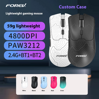 Gaming Mouse 4000 DPI 6 Programmable Buttons Wireless & Wired Ergonomic Design RGB Lighting 