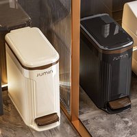 Premium Touch Free Trash Can – 12L+ Step & Press Pedal Bin Lid Home Bathroom & Kitchen 