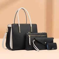 Stylish Shoulder Bag Detachable Crossbody Strap Versatile Mother & Daughter Set Premium PVC