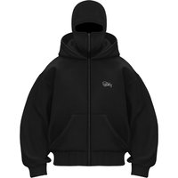 Clothing brand personality double hat unique design hooded sweatshirt autumn winter same loose Y2K sweatshirt