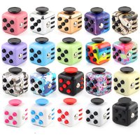 Stress relief finger Rubik’s Cube six sides press and flip decompression dice new strange vent toy