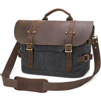 Canvas shoulder bag casual crossbody bag manufacturer retro mailman bag computer bag