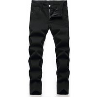 Kid's Clothing Black Stretch Boys' Straight Jeans