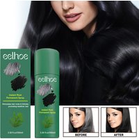 EELHOE Black Hair Spray Thick, nourishing hair roots, shiny and smooth natural black hair covering white hair hair care spray