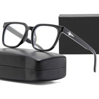 2025 New Anti-Blue Light Women, Internet Celebrity Style, Prescription For Men, Fashionable Black Frame Non-Prescription