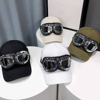 Pilot Hat Style Sunglasses Baseball Cap Korean Style Street Personality All Match Glasses Cap