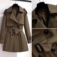 Women's Clothing autumn and winter new small Korean style medium and long high end female coat chic British style