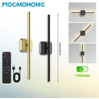 Dual Wall Light Plug Cordless LED Wall Lamp Bedroom & Staircase 3000K 6000K Adjustable Modern Slim Design