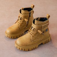 Martin Boots Fashion Casual Single Boots Autumn Winter English Wind Big Little Cotton Boots