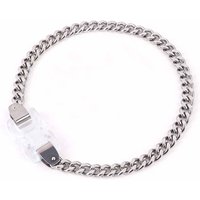 New ALYX Functional Style Buckle Couple Cuban Unisex Hip-Hop Titanium Steel Trendy Necklace