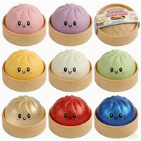 Large Steamed Bun Toy Stress Relief Squeezeable Realistic Slow Rebound Novelty Item