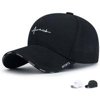 New Baseball Cap For Spring And Autumn Casual Letter Sunshade Duckbill Cap For Young Male And Female Students Couple Hat