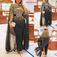 Clothing Sexy Hip Hugging Gradient Dress