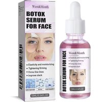 West & Month Botox Serum For Face Anti-age Moisturizer Advanced Formula Hyaluronic Acid Reduces Lines For Orbital Area