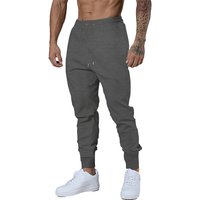 Men's Solid Color Training Joggers - Slim Fit Tapered Leg Workout Pants With Stretch For Gym & Casual Wear