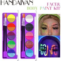 Makeup plate fluorescent water-soluble body painting plate festival stage makeup